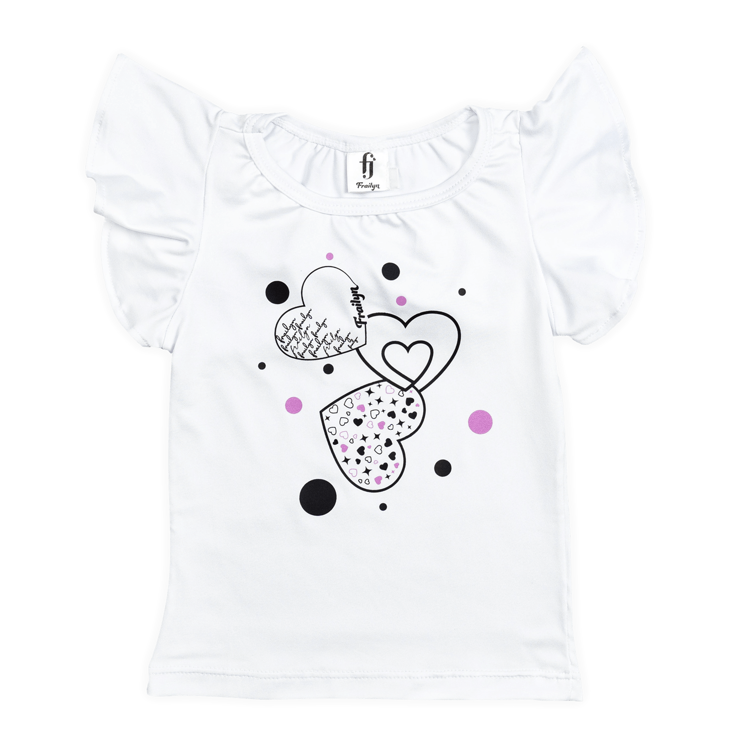 Blusa para niña con manga mariposa - Imagen 4