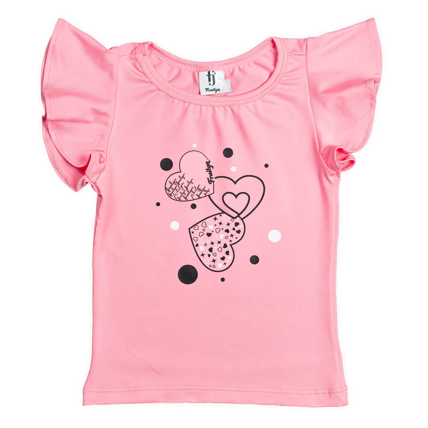 Blusa para niña con manga mariposa - Imagen 3